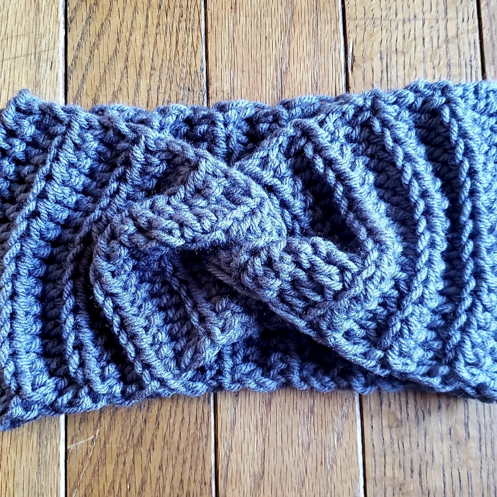Crochet ear warmers!